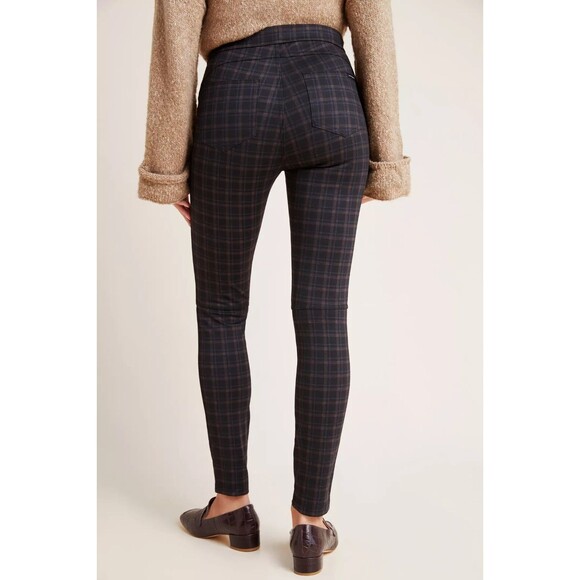 Sanctuary Anthropologie Beckton Plaid Leggings in Navy Multi Size XS - Picture 7 of 7